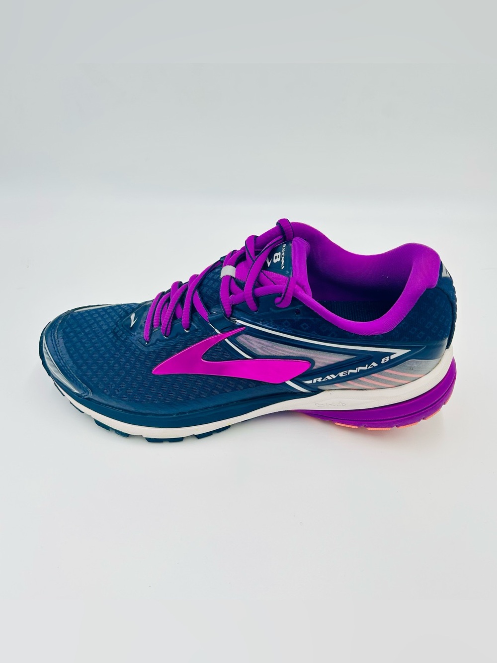 Brooks Ravenna 8 Running Shoes Women’s 7 gray Stability Road Sneakers - Picture 6 of 10